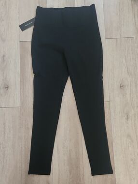 Daily Look Black High-Waist Ponte Ankle Leggings